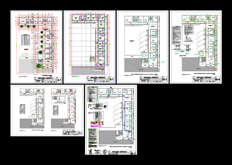 Ampliacion Hosting DWG Plan for AutoCAD