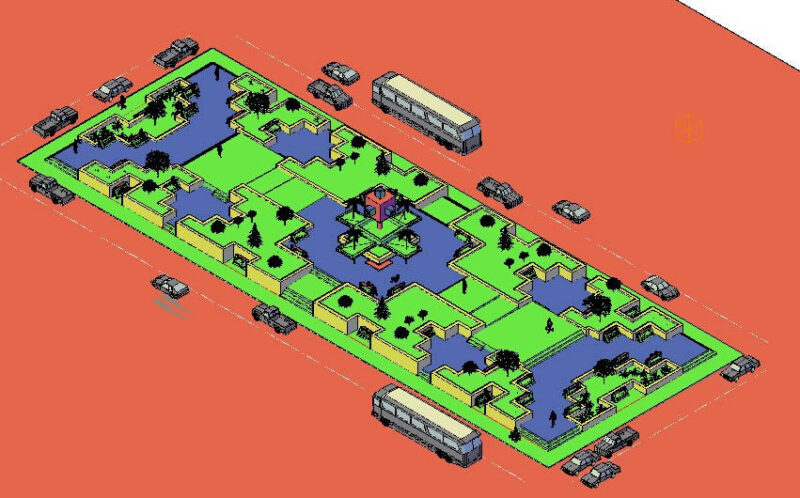Andean Square 3D DWG Full Project for AutoCAD
