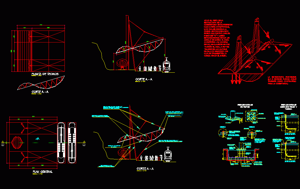 Чертеж парковки dwg