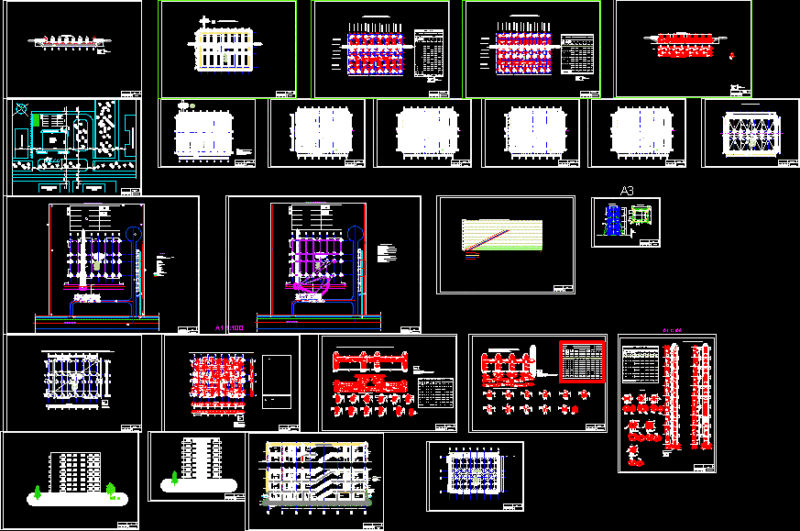 Apartment Building – Romagna DWG Full Project for AutoCAD