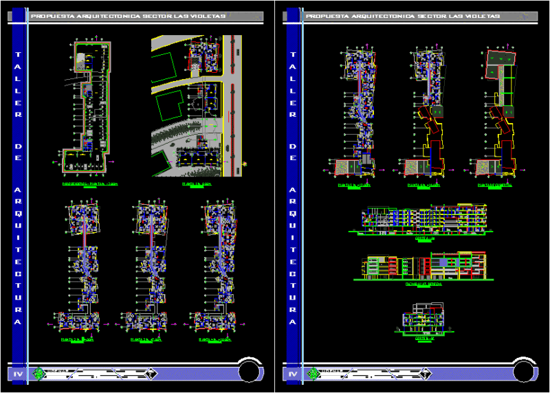 Apartment Building DWG Block for AutoCAD