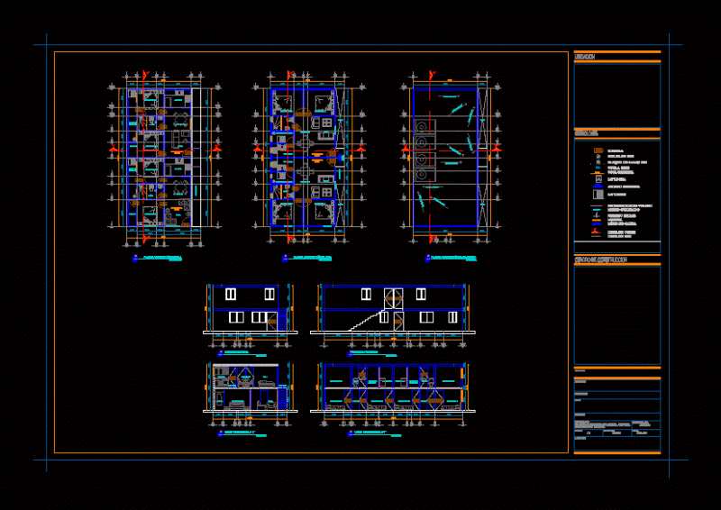Apartment Building DWG Full Project for AutoCAD