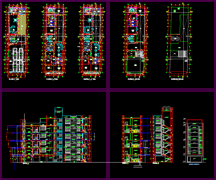 Apartment Building DWG Plan for AutoCAD  Designs CAD