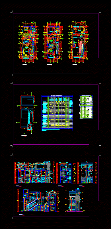 Apartment Building DWG Plan for AutoCAD