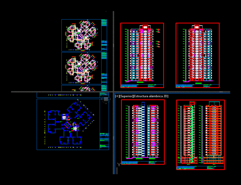 Apartment Building DWG Section for AutoCAD
