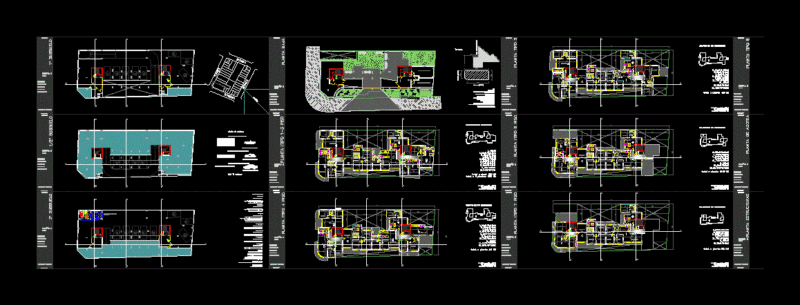 Apartment Complex DWG Full Project for AutoCAD