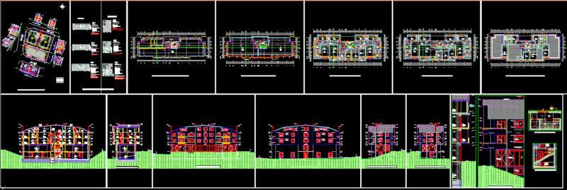 Apartment DWG Block for AutoCAD
