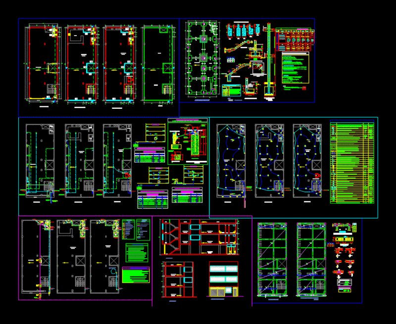 Apartment DWG Block for AutoCAD