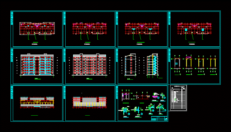 Apartment DWG Block for AutoCAD