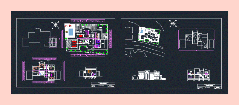 Apartment DWG Block for AutoCAD