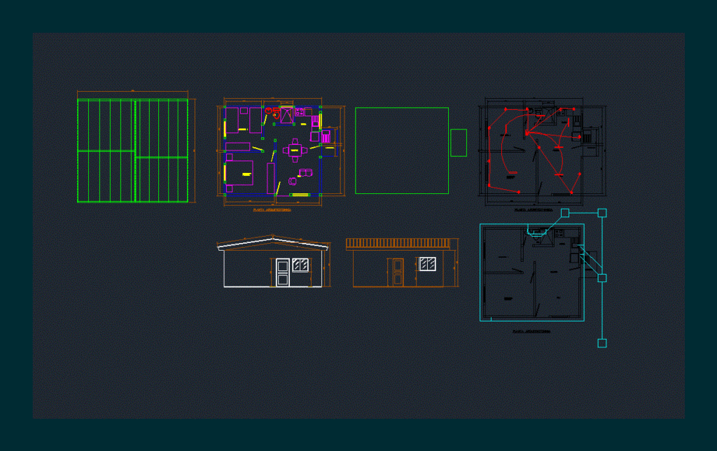 Apartment DWG Block for AutoCAD