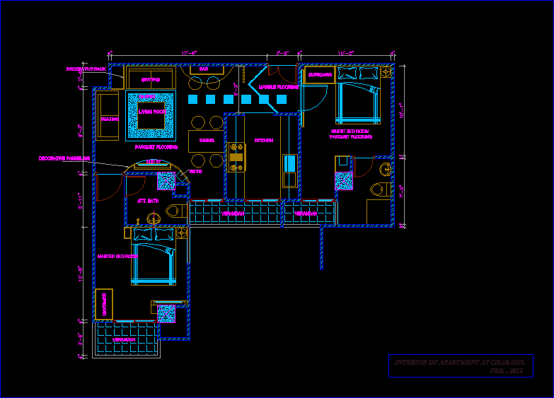 Apartment DWG Block for AutoCAD     Designs CAD