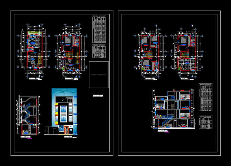 Apartment DWG Block for AutoCAD