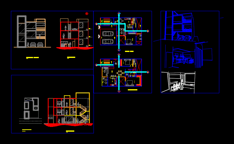 Apartment DWG Elevation for AutoCAD • Designs CAD