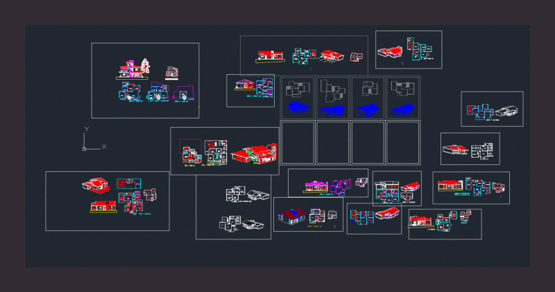 Apartment DWG Elevation for AutoCAD