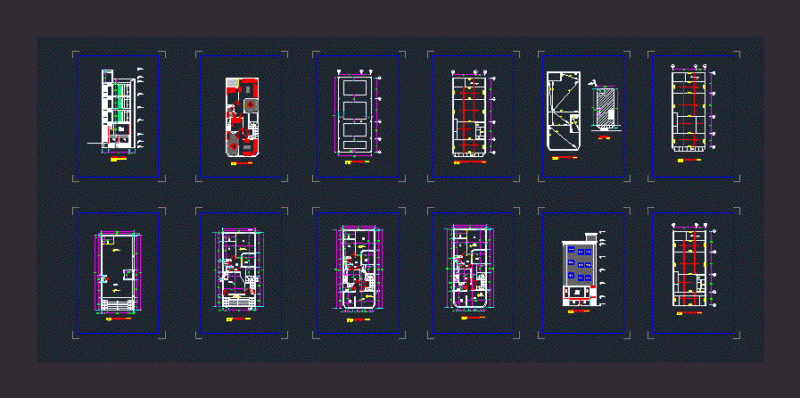 Apartment DWG Plan for AutoCAD