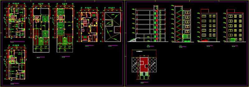 Apartment DWG Plan for AutoCAD