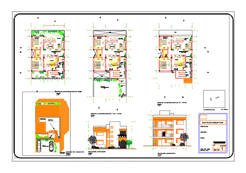Apartment DWG Section for AutoCAD