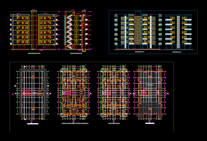 Apartment DWG Section for AutoCAD