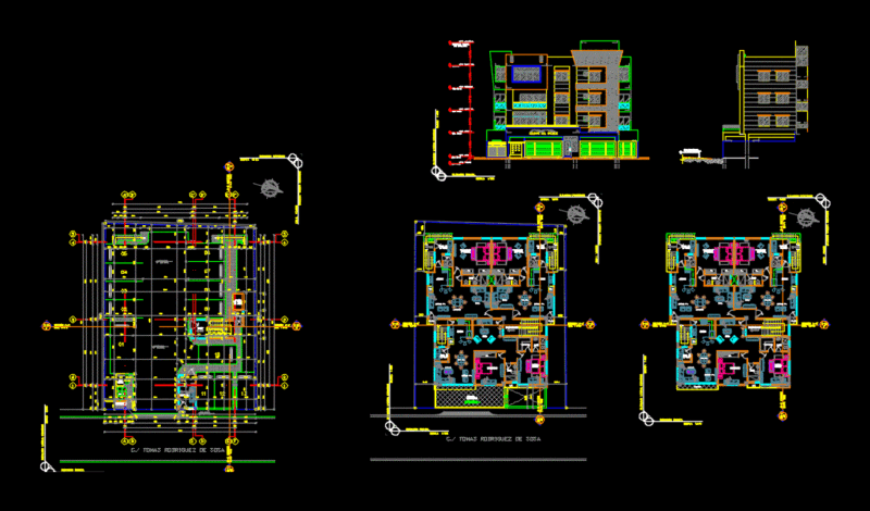 Apartment Project DWG Full Project for AutoCAD