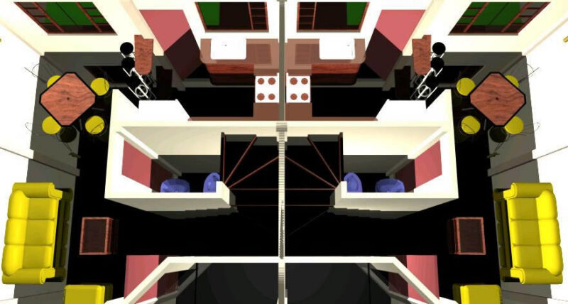 Apartments 3D DWG Model for AutoCAD