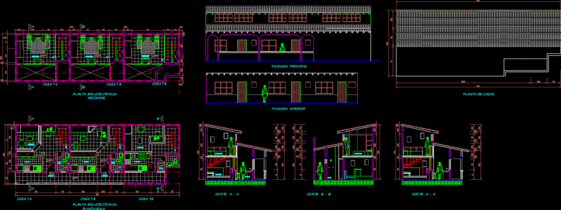 Apartments Building DWG Plan for AutoCAD