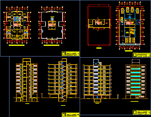 Apartments Building DWG Section for AutoCAD â€¢ Designs CAD