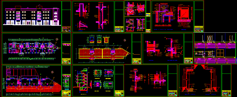 Apartments Building DWG Section for AutoCAD