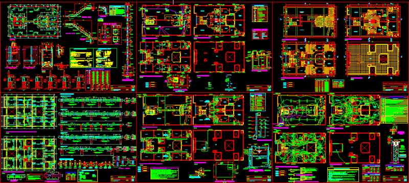 Apartments Building DWG Section for AutoCAD