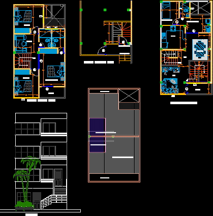 Apartments Building DWG Section for AutoCAD • Designs CAD