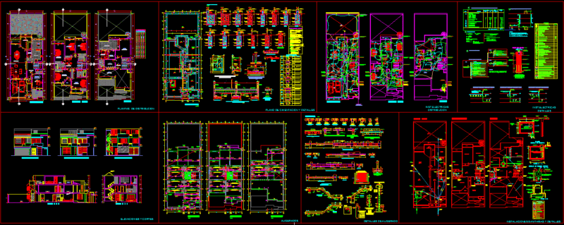 Apartments DWG Block for AutoCAD