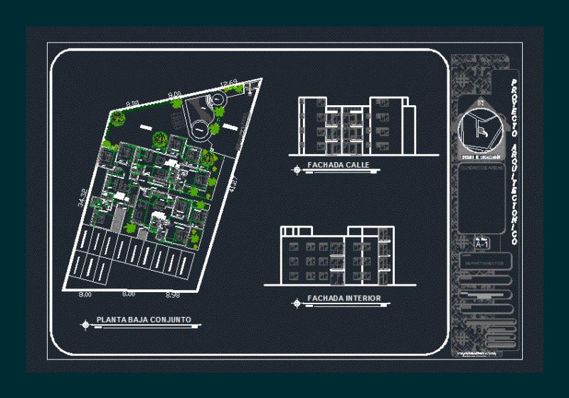 Apartments DWG Block for AutoCAD