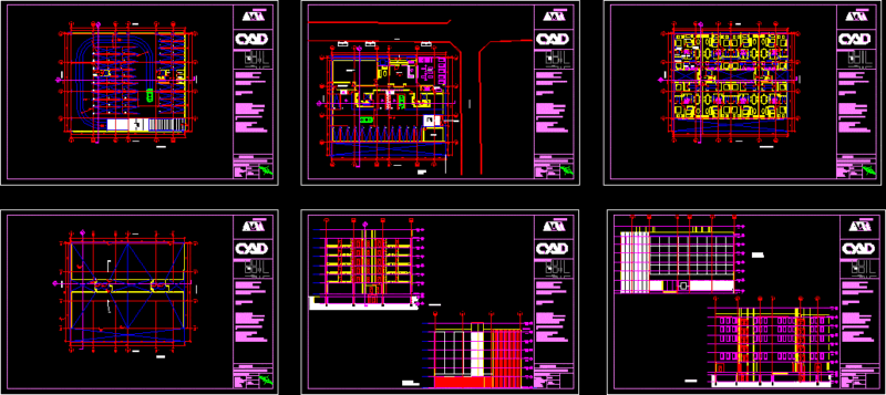 Apartments DWG Block for AutoCAD