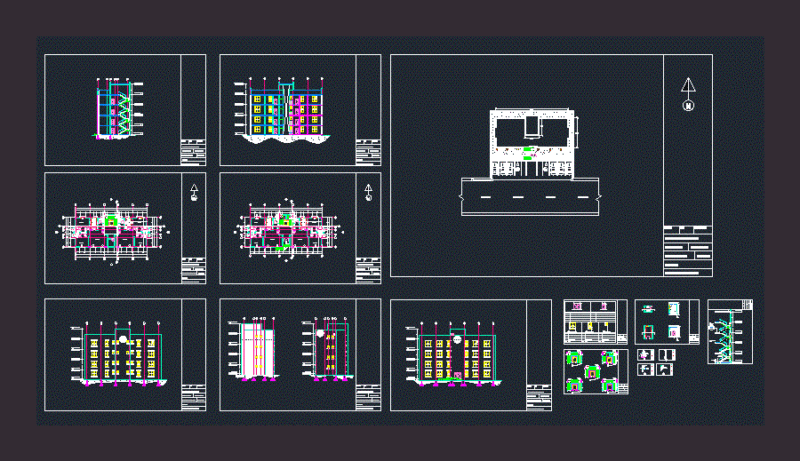 Apartments DWG Plan for AutoCAD