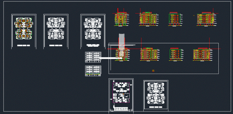 Appartment DWG Section for AutoCAD