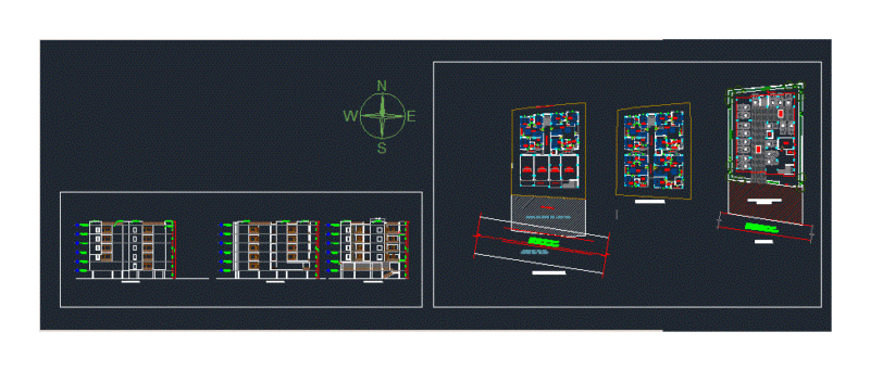 Appartment Plan DWG Plan for AutoCAD