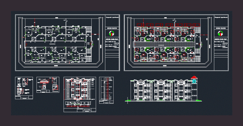Appartment Plan DWG Plan for AutoCAD