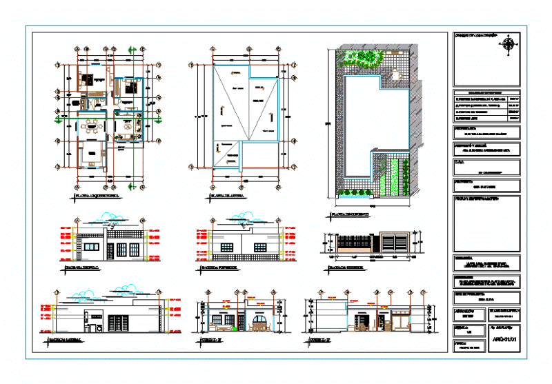 Architectural Drawing Room House DWG Block for AutoCAD