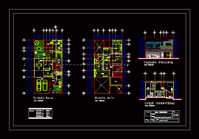 Architectural House – Room DWG Block for AutoCAD