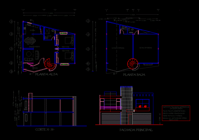 Architectural Plan Apartments DWG Plan for AutoCAD