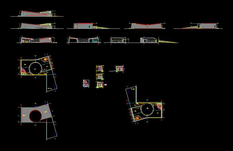 Architecture – General Planimetry DWG Block for AutoCAD
