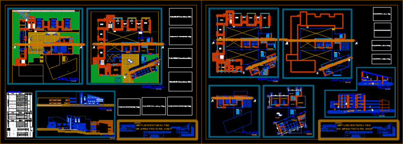 Architecture Faculty Building DWG Section for AutoCAD