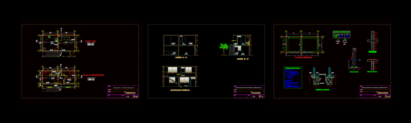 House 2D Plan for AutoCAD
