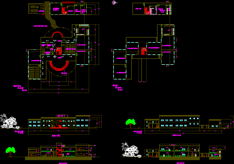 Dwg проект поликлиники