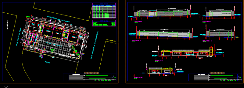 Architecture School Opening DWG Block for AutoCAD