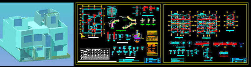 Arequipa House – Peru 3D DWG Section for AutoCAD