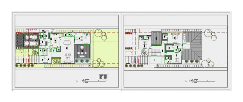 Arquitectonico House Vernaza DWG Block for AutoCAD