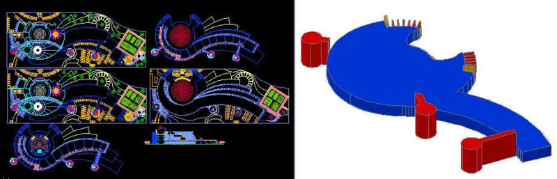 Art Faculty DWG Block for AutoCAD