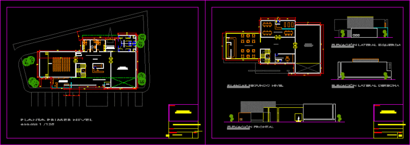 Art Gallery DWG Block for AutoCAD