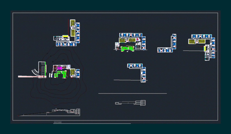 Art School DWG Block for AutoCAD